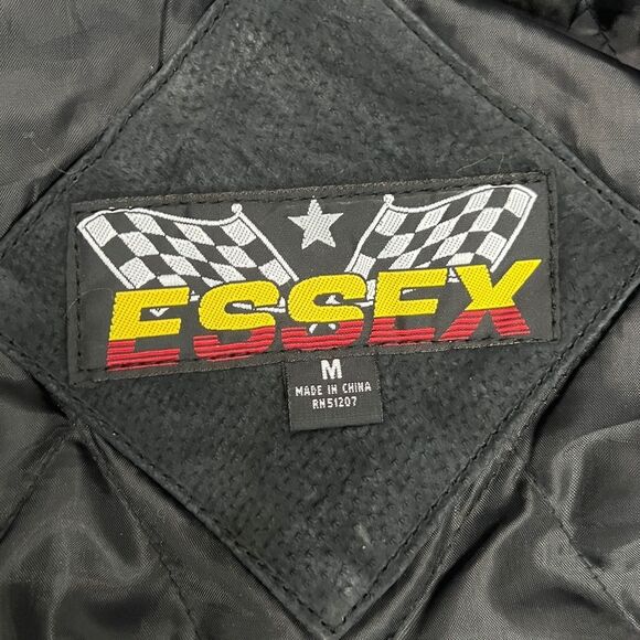 🔥🔥Vintage 90’s NASCAR Ford Racing Suede Leather Embroidered Zip Up Lined Jacke - Picture 13 of 15